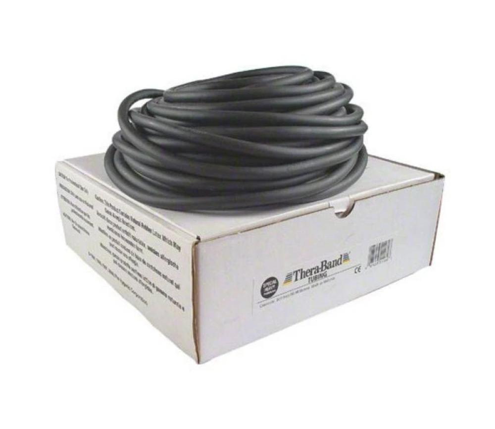 Thera-Band - Thera-band Tubing Super Fort, noir-  SANS LATEX