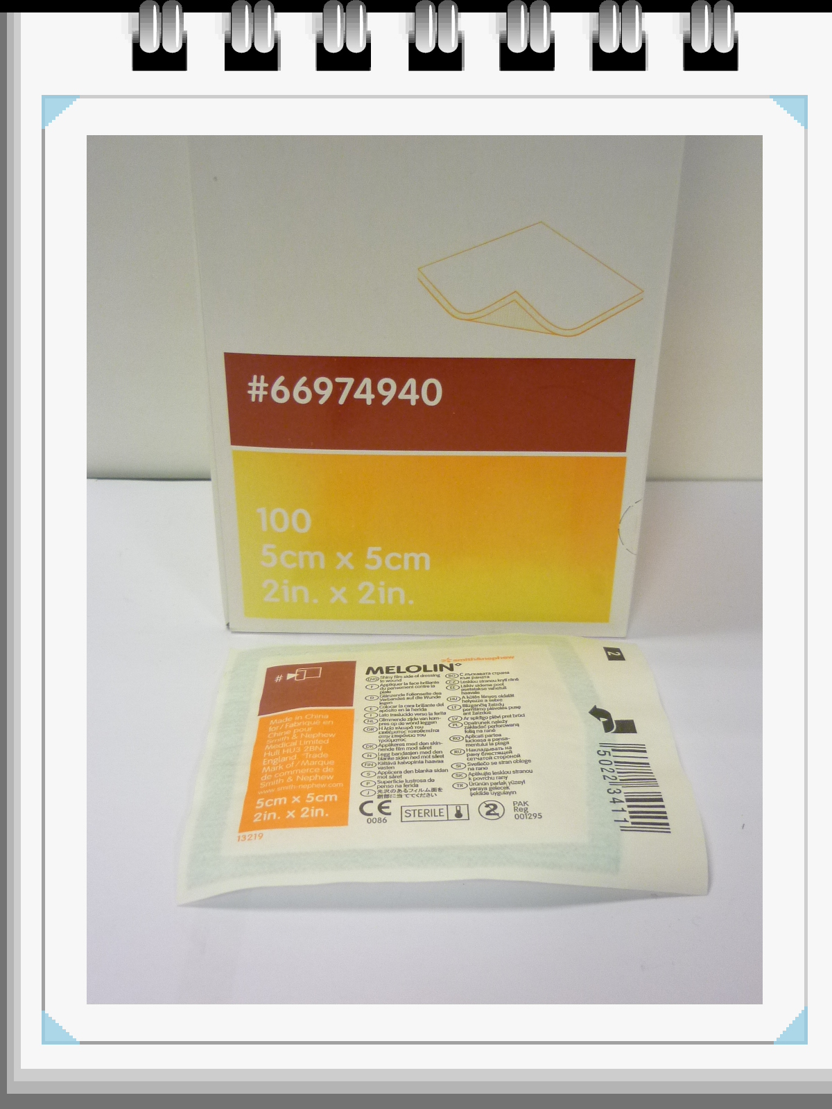 BSN medical - Stellaline-melolin 5x5cm P--100