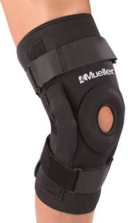 Mueller - Hinged Knee Brace Deluxe Noir