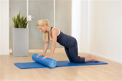 Sissel - Pilates Roller Pro - 90cm - blauw