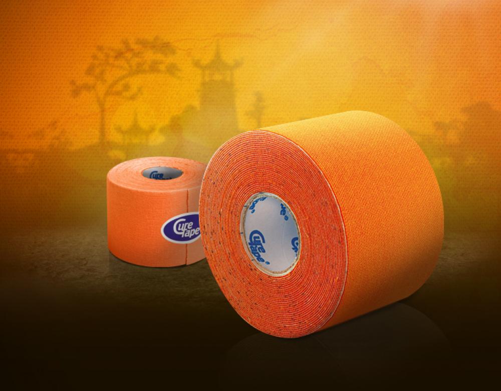 Curetape Kinesiotape:_Curetape__oranje__5cm_x_5m__p1