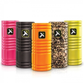 The Grid Foam roller - lime - 33cm x 12,7cm